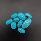 Natural Natural Turquoise Cabochon Pair Gemstone
