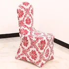 Factory Hotel Chair Covers Banquet Spandex Hotel Gold Lycra Elastic Wedding Chair Cover
