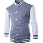 Custom Men Baseball Uniform Coat Autumn Bomber Jacket Street Wear Casual Tracksuit Hip Hot Varsity Jackets Brand Coat