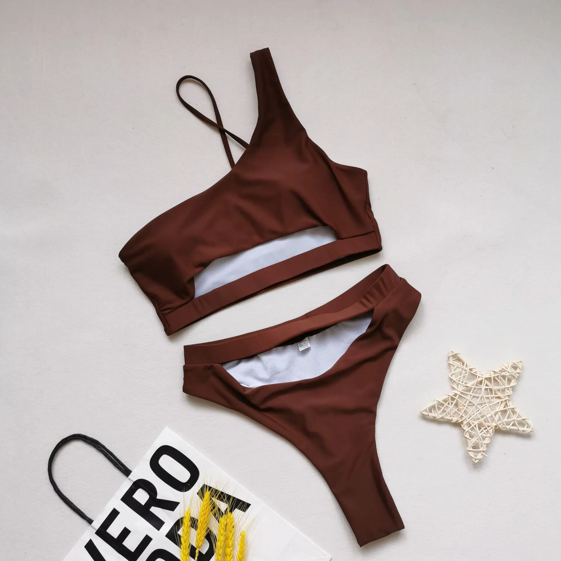 Bikini Two Piece Swim Wear Hollow Out Swimwear Women Designer