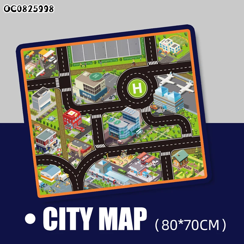 26pcs toy diecast cars small mini city map car mats car carpet for kids with car storage box