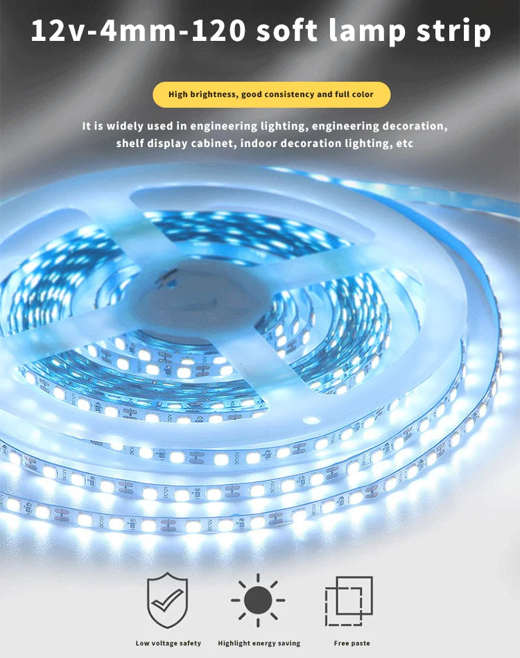product bande lumineuse led strip smd2835 12v 24v 120 led diodes light strip suppliers-6