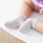 Baby Socks Socks 4pairs/Set Baby Summer Thin Cartoon Socks Breathable Cotton Kids Children Infant Mesh Socks