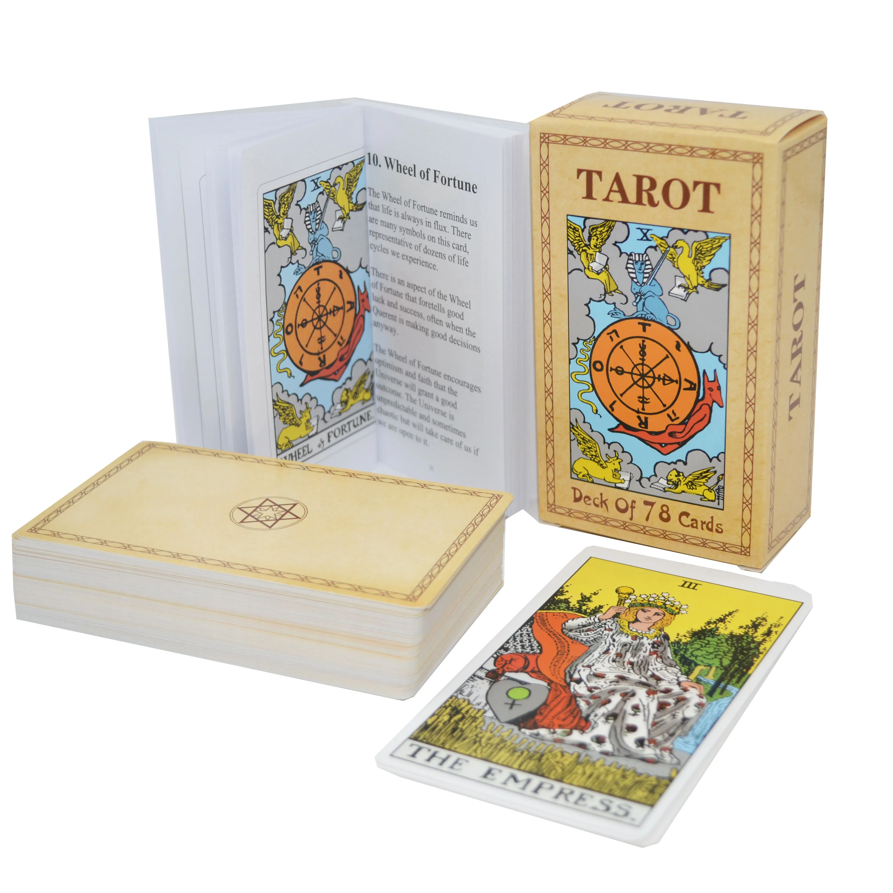 Best Tarot Card to Buy, Classic Vintage Tarot Card Deck for Beginners with Guidebook-Kahaans