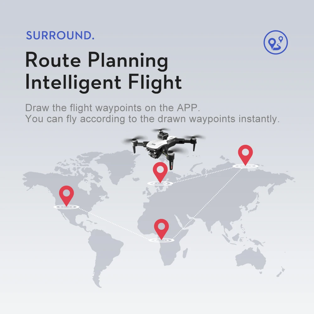 2023 New S2S Mini Drone 2.4G RC Brushless Motor Obstacle Avoidance RC Helicopter Professional Foldable Quadcopter Toy Gift