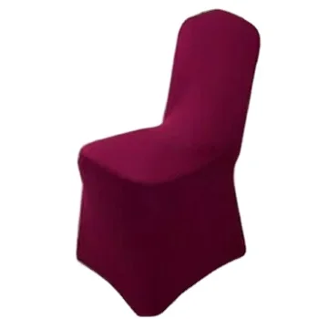 new Thickened elastic dining chair cover/hotel hotel chair cover/wedding can use white one-piece chair cover stool cover