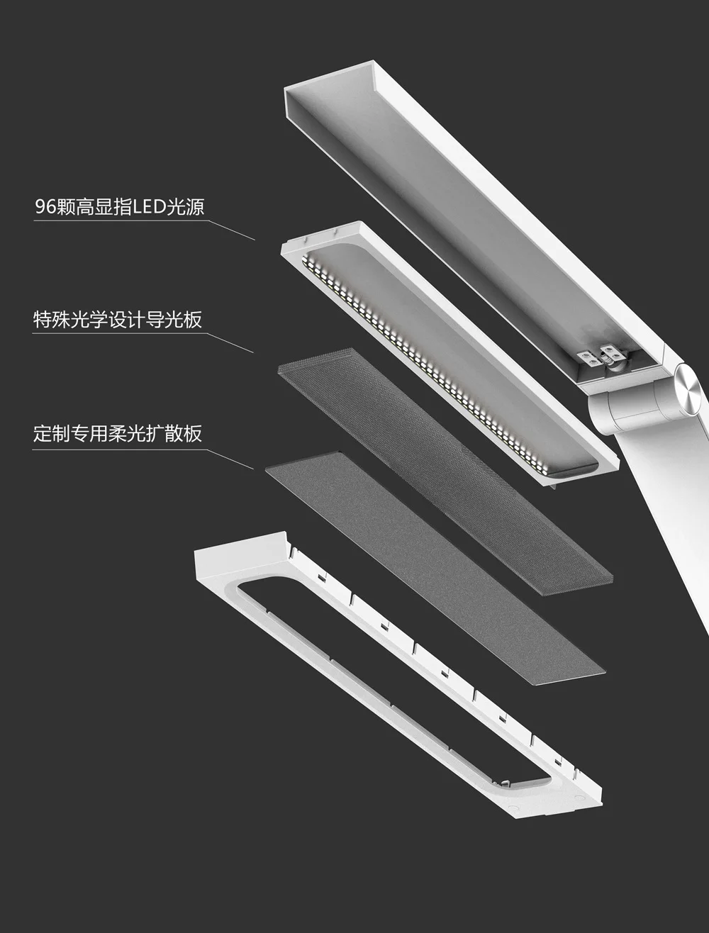 Wireless Charger Led Desk Lamp EU UK US AU Plug Atmosphere New Foldable Wireless Charging Table Nightlights Led