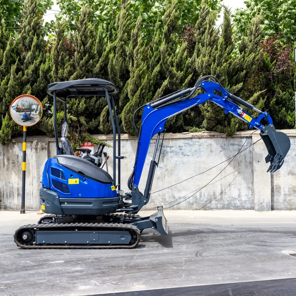 product heavy duty 2500kg earth moving machine with bagger attachment small excavator for trenching landscaping ce certified-6