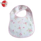 Soft Cotton Baby Bib Apron Towel Terry Bibs With Waterproof EVA Back