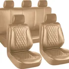 Car Seat Cover Autop 4 Seasons Leather Fashion Single Color Custom Business Car Seat Cover