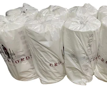Dry cleaning clear poly plastic garment/laundry/clothing bags in roll