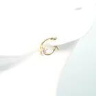 Gold 18 K Earrings Wifes Favorite Gold Plated Jewelry Dainty Fancy 18 K Gold Earrings