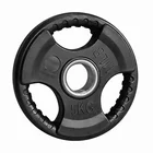 Rubber Plates Dumbbell Plate Stock Cheap Waterproof 3 Holes Rubber Coated Dumbbells Plates Rubber