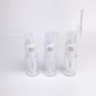 Spray Bottle With Pump Super Hot Selling Plastic PET 15ml 25ml 35ml Powder Spray Bottle With Rotating Long Mouth Pump