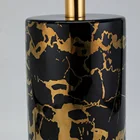 Lamp New Design Golden Pattern Luxury Ceramic Table Lamp For Hotel Decoration In Living Room