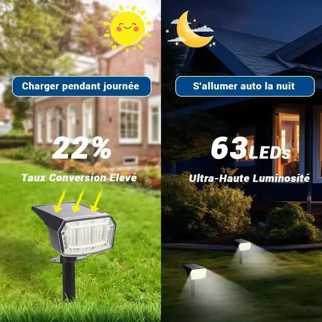 Simple beautiful cable-free landscape lighting project solar garden light