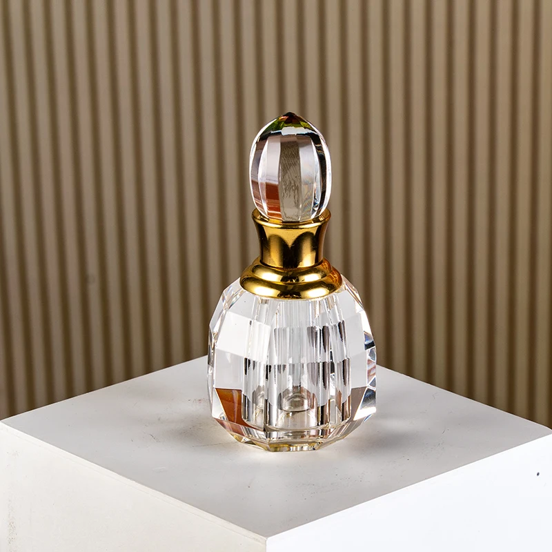 product cheap wholesale customizable 3ml glass empty bottle simple and elegant crystal perfume bottle-7