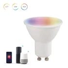 Led Bulb Amazon Alexa Google Assistant Voice Control GU10 LED Bulb Dimmable RGB GU10 Smart Spot Light Bulb 5W