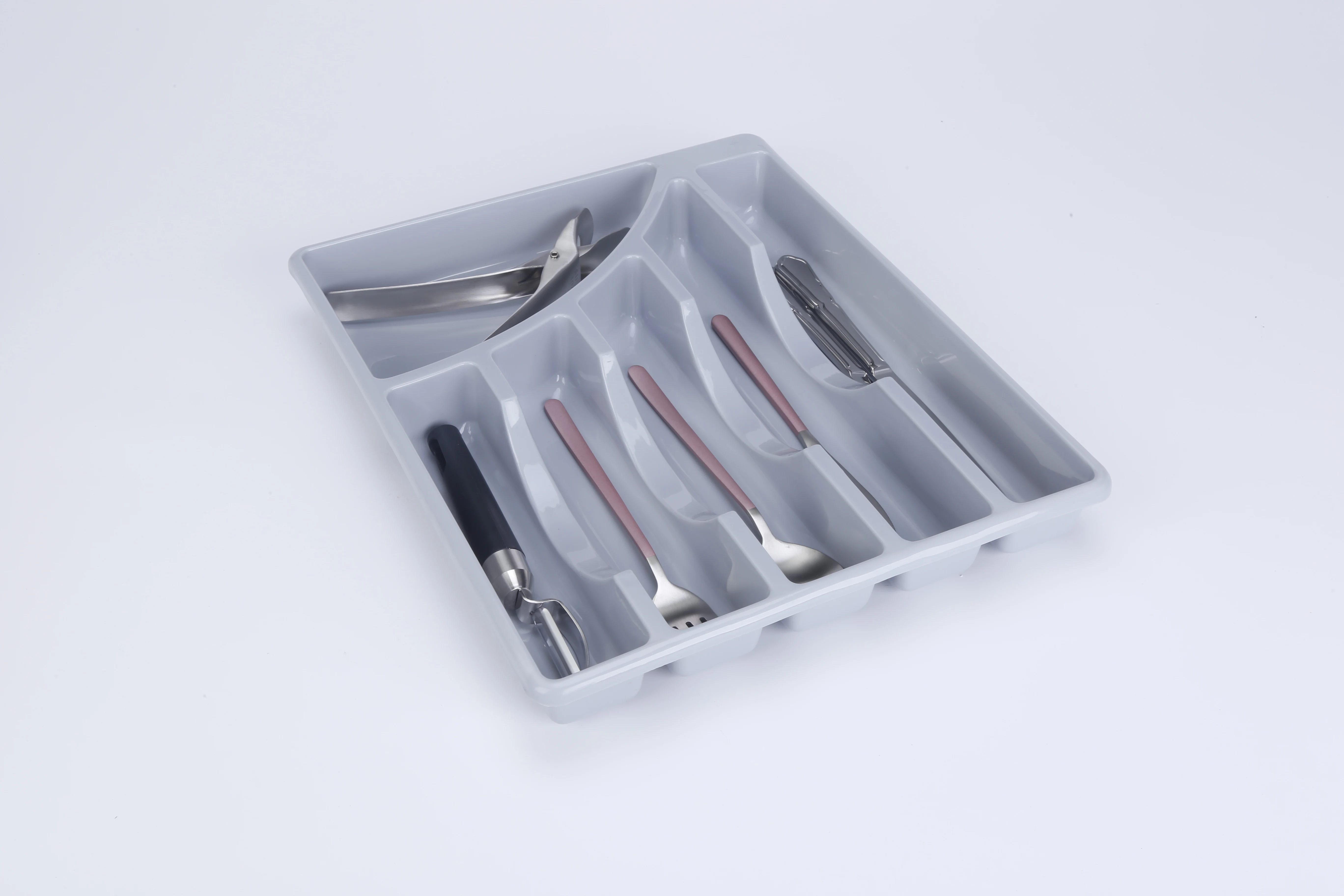 High Quality Plastic Cutlery tray Insert Flatware Tableware Utensil storage cutlery holder for kitchen organizer