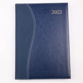 Wholesale custom 2023 A5 calendar stitching notebook custom student business diary 365 pages annual plan