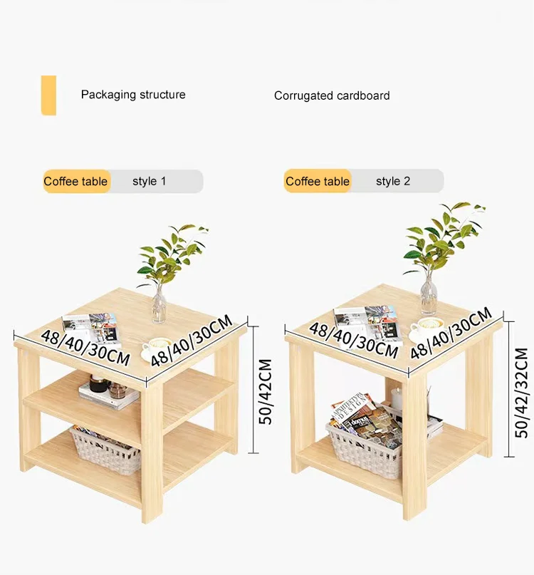 Image showcasing Wholesale High Quality Small Tea Table Minimalist Side Tables For Bed ...