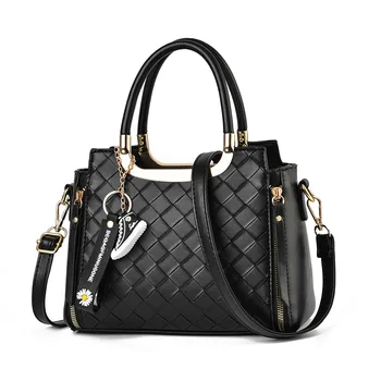 Fashion women's pu leather shoulder handbag lady bags women handbags girl tote bag for 2021 new designs