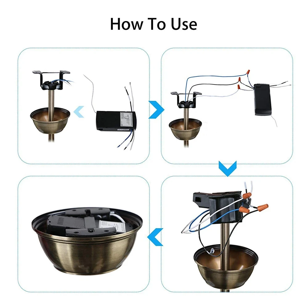 Ceiling Fan, QIACHIP, FLC06-110V or 220V - detail 8
