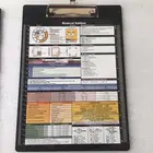 Clip Folder 100mm Factory Directly Office Stationery Aluminum Clip Board Folder Medical Nursing Clipboard