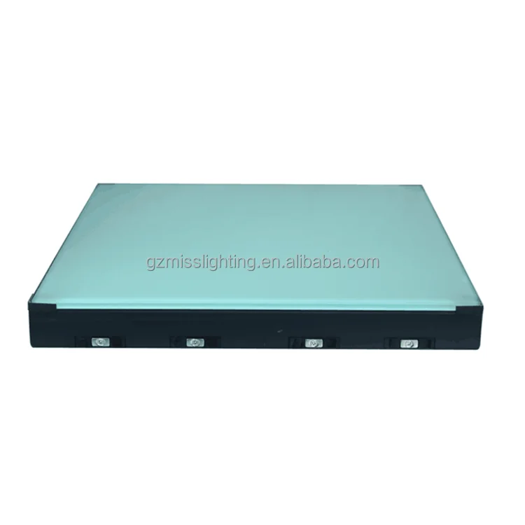 Indoor Park Hotel Use Interactive LED Dance Floor Induction Discoloration with Magnetic Connection LED Matrix Light