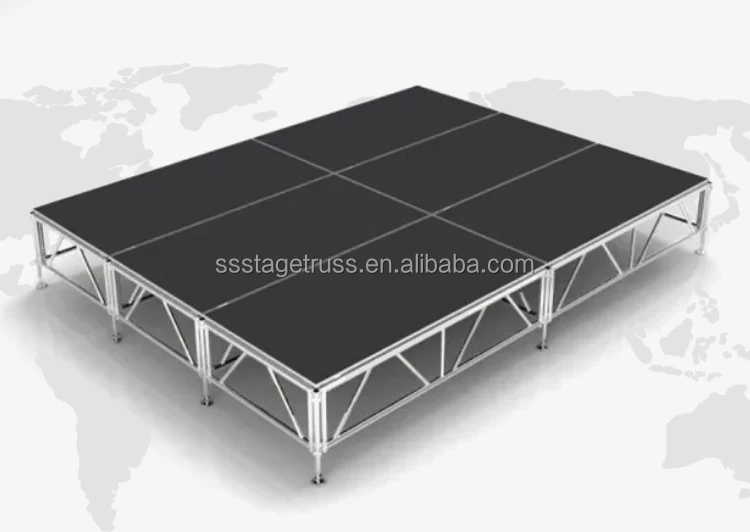 product 10m assembly stage t stage catwalk runway adjustable height leg for event show-3