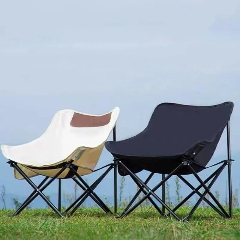 Moon Chair Outdoor Folding Camping Fishing Chair Picnic Art Student Lounge Sketching Chair