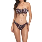 Thong 2021 Sexy Cut Out Women High Waist Bikini Swimsuit Swimwear Female Thong Brazilian Biquini Bikini Set BathingSuit