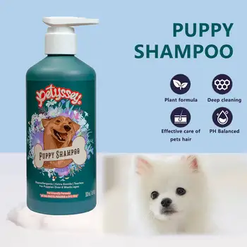 Best quality Grooming Pet Bathing Organic Puppy Shampoo for 6 weeks