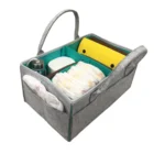 Baby Bag Amazon Basic Felt Baby Diaper Caddy Storage Organizer Tote Bag With Removable Dividers
