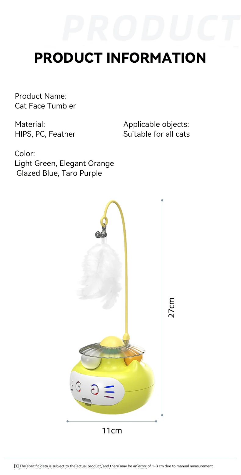 New Tumbler Feather Cat Wand Toy With Catnip Glowing Design Relieve Boredom Interactive Play Toy for Cats Kittens Pet Supplies supplier