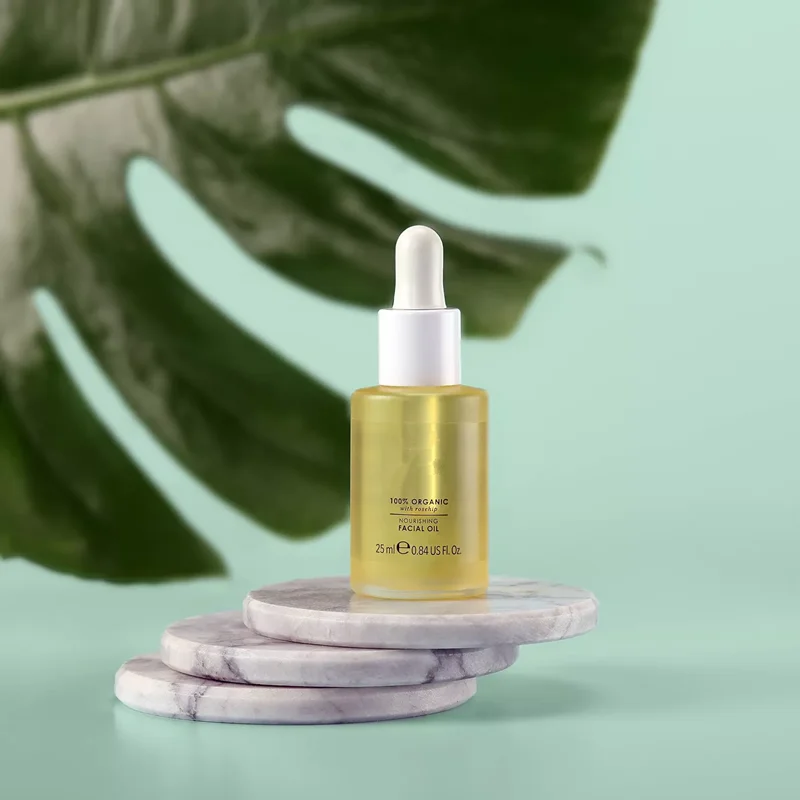 Private Label Blue Facial Oil Serum Moisturizing Nourishing Glowing