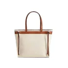 Bag Canvas Bag With Leather Handle For Women 2021 Tote Bag One-shoulder Shopping Bag For Mom