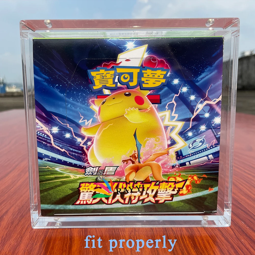 Ray Yi Custom Clear Acrylic Japanese Booster Box Display Case Wholesale