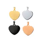 Heart Tag Metal Name Tags Custom Colorful Gold Blank Metal Heart Dog Tag