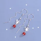 Silver Agate Earring Korean Designer Party Irregular Fancy Fringe Cheap Simple Link Silver Agate Earring 925 Sterling Lot