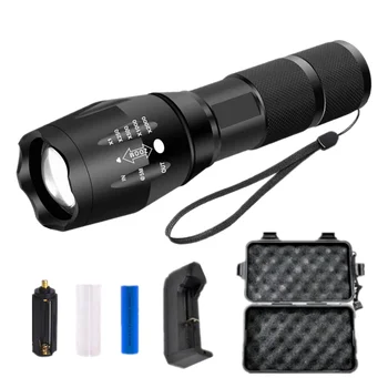 Japan Made G700 Zoom 1000 lumens Rechargeable Flashlight Torch CE rohs 18650/3AAA 10W XML T6 Waterproof Tactical Torch Light