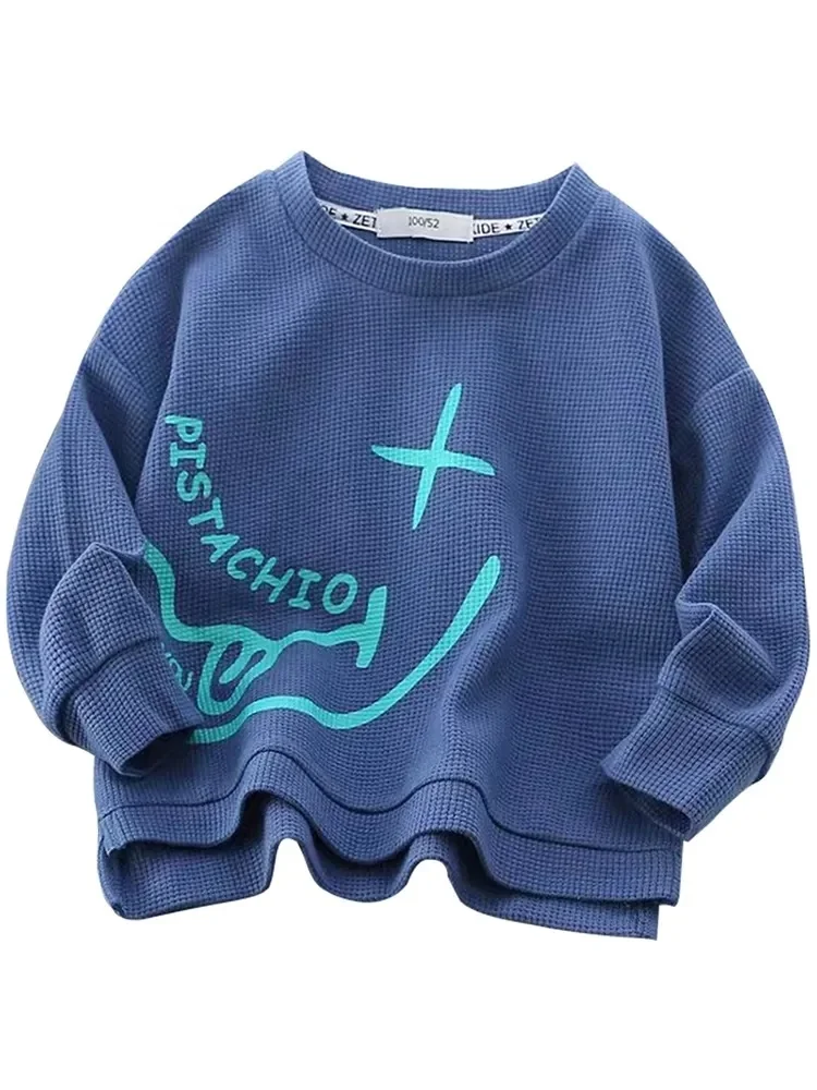 2024 New Design Children's Infant Winter Clothing Outdoor Warm Embroidery Knitted Sweater Boys' Underlay