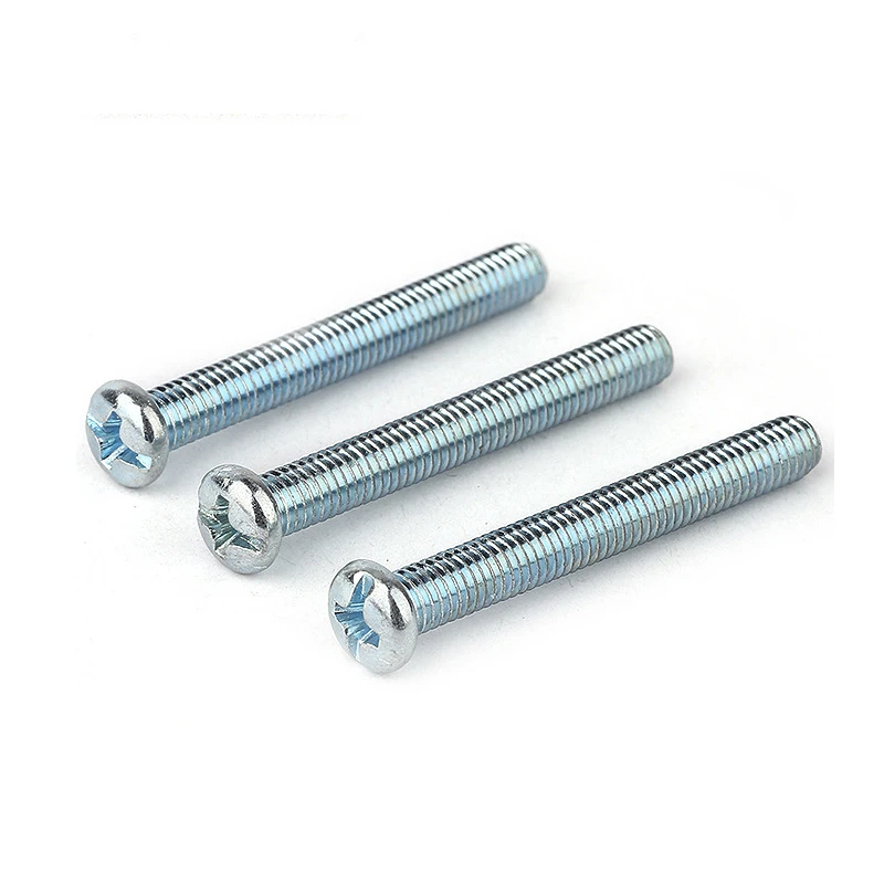 Steel Brass Aluminum Zinc Black Plain Cross Recessed Pan Head Stainless Steel Cross Bolt manufacture