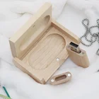 Usb Usb Drive Customized Logo Creative Maple Wood Usb Pendrive With Box 8Gb 16Gb 32Gb 64gb Usb Flash Drive