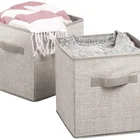 Storage Storage Boxes Bins High Quality Dusty Proof Collapsible Cube Bins Non Woven Fabric Storage Box