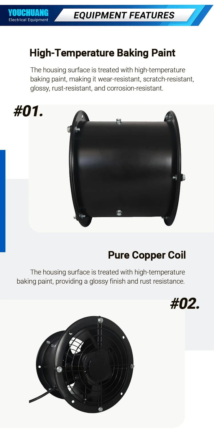 Axial Flow Fan, 200FZY, 220V - detail 12