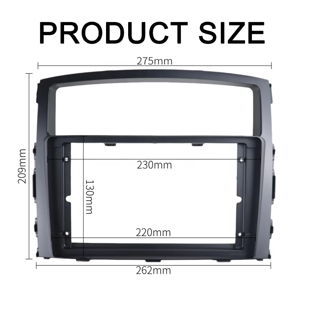 Radio Fascia For Mitsubishi Pajero Shogun Montero Inch Dash