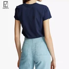 T Shirt Woman High Quality Customized T Shirt With Logo O Neck 100% Cotton Slim Fit T Shirt Woman