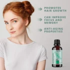 Massage Oil 100% Pure Organic Treatment Therapeutic Aromatherapy Massage Herbal Oil Rosemary Essential Oil