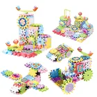 Toy Variable Electric Building Blocks Paradise Gear Rotating Toy Jigsaw Puzzle Set